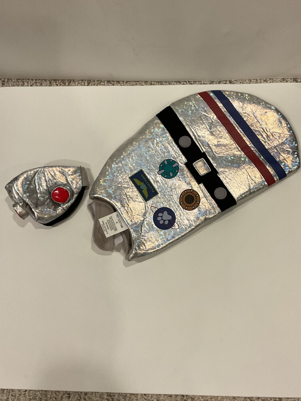Small Dog Astronaut Costume with Helmet